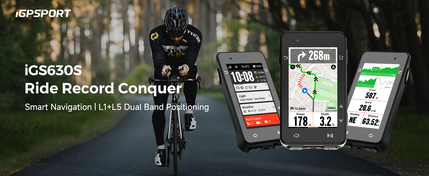 Amazon.com: iGPSPORT iGS630S GPS Bike Computer, 2.8'' Smart
